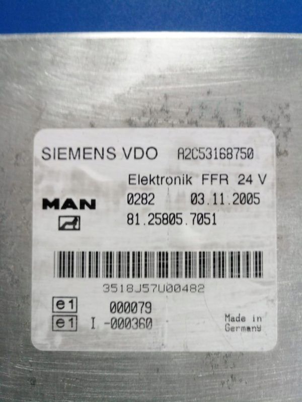 81258057051 Siemens VDO MAN TGA TGS TGM TGX FFR